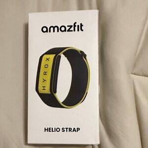 Amazfit Helio Strap - Black with Yellow Accent